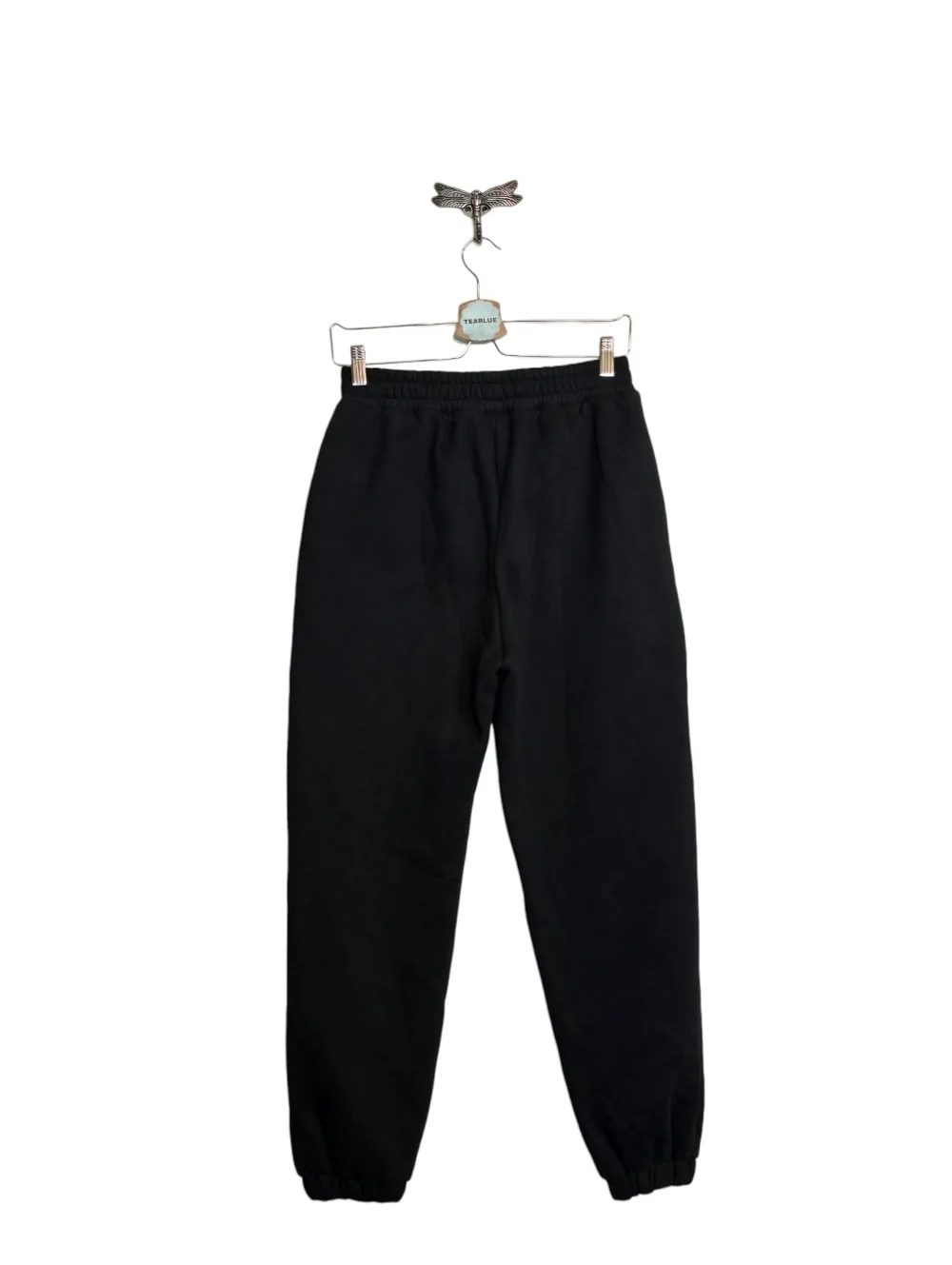 Comfrt High Rise Pull-On Jogger Signature Sweatpants Loungewear Black S